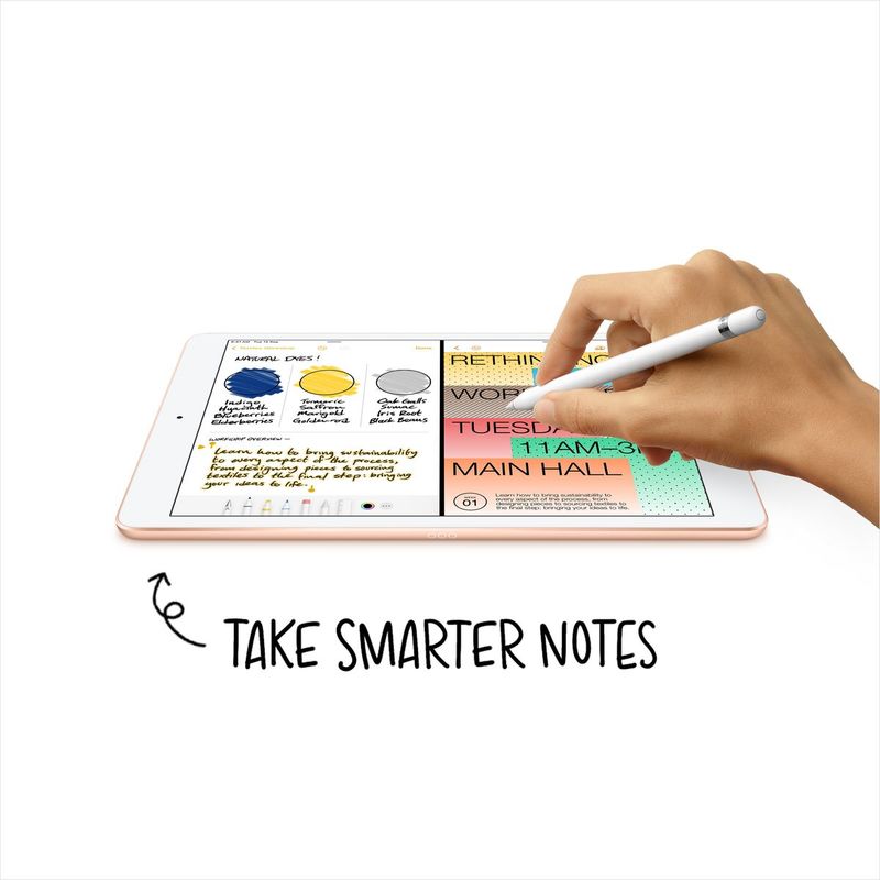 Apple iPad 10.2-Inch Wi-Fi 128GB Silver (8th Gen) Tablet