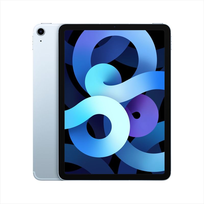 Apple iPad Air 10.9-Inch Wi-Fi + Cellular 64GB Sky Blue (4th Gen) Tablet