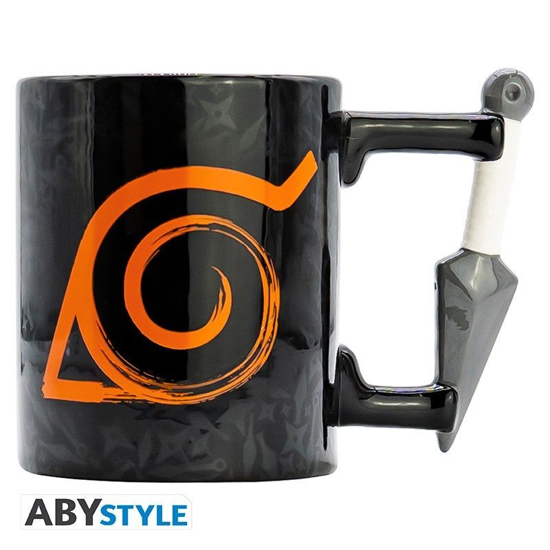Abystyle Naruto - Naruto Shippuden Konoha w/ Kunai Handle 3D Mug 460ml