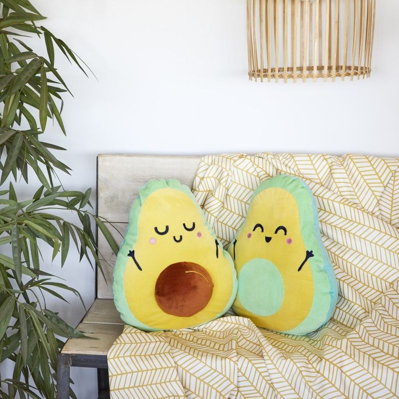 Balvi Mr.Wonderful Avocado Pip Polyester Cushion