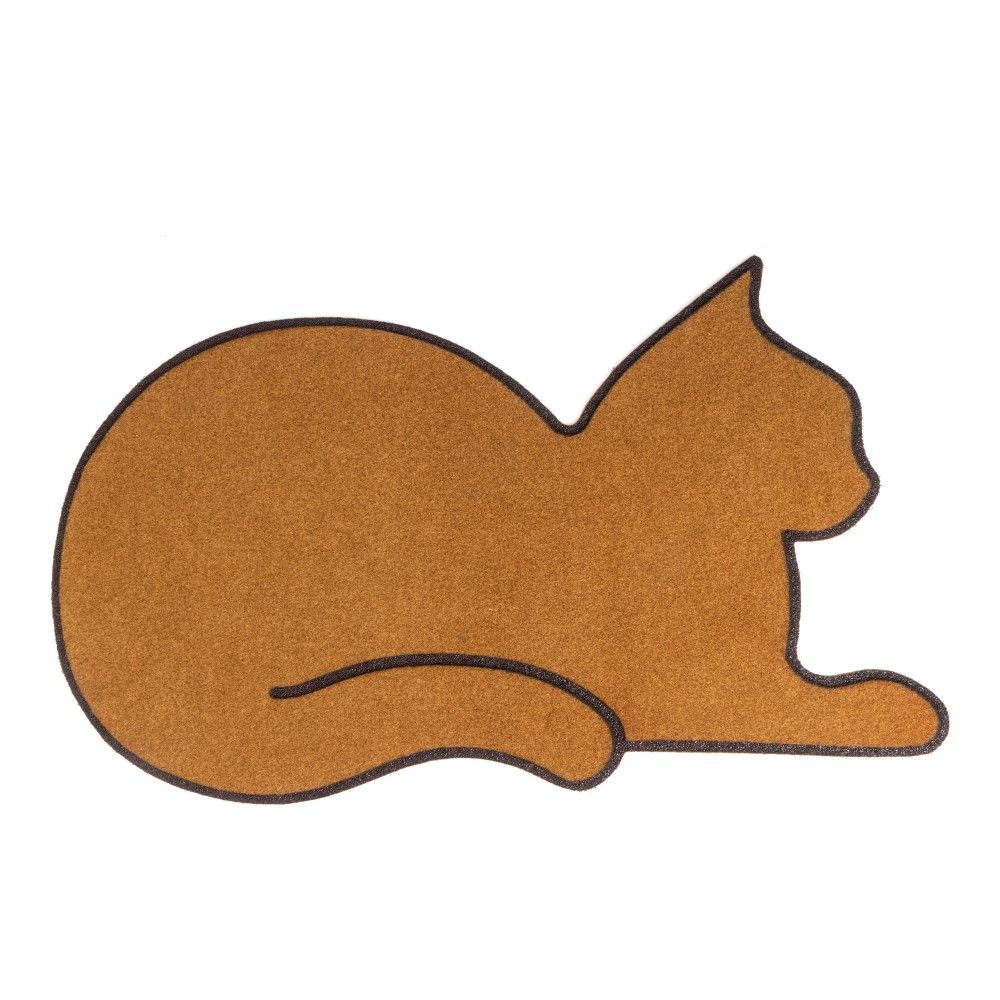 Balvi Cat Brown Polyester Doormat