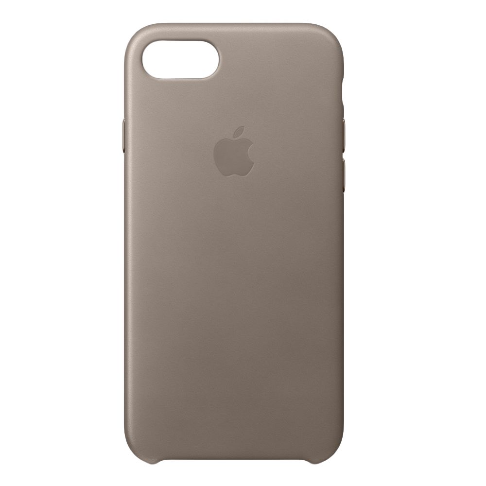 Apple Leather Case Taupe For iPhone 8/7