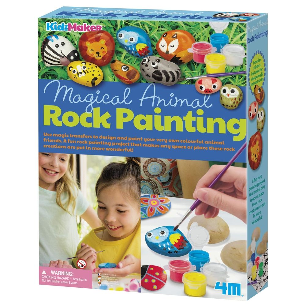 4M Magical Animal Rock Painting
