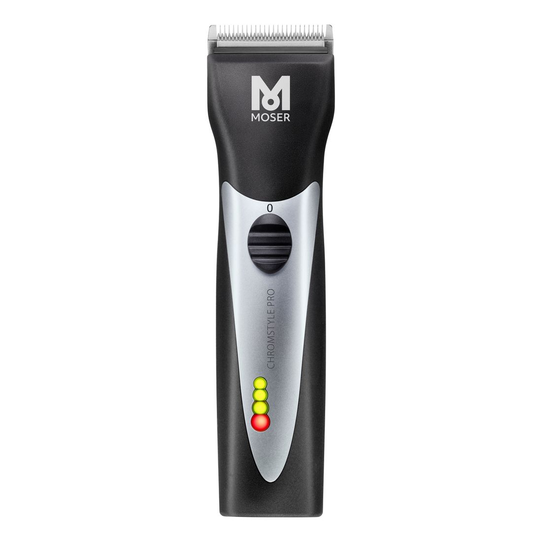 Moser ChromStyle Pro Professional Cord/Cordless Hair Clipper - Black/Silver