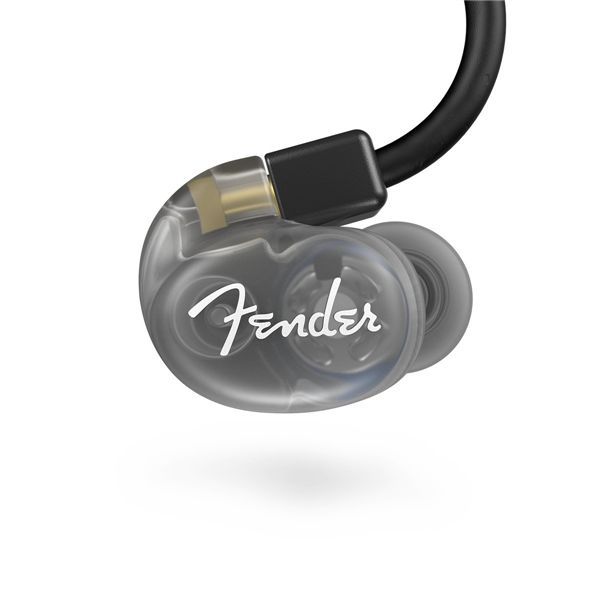 سماعه Fender DXA1 الاحترافية داخل الأذن فحمي شفاف DXA1s هي نموذج مستوى الدخولفي مجموعة Fenders الرائعة من السماعات داخل الأذن و