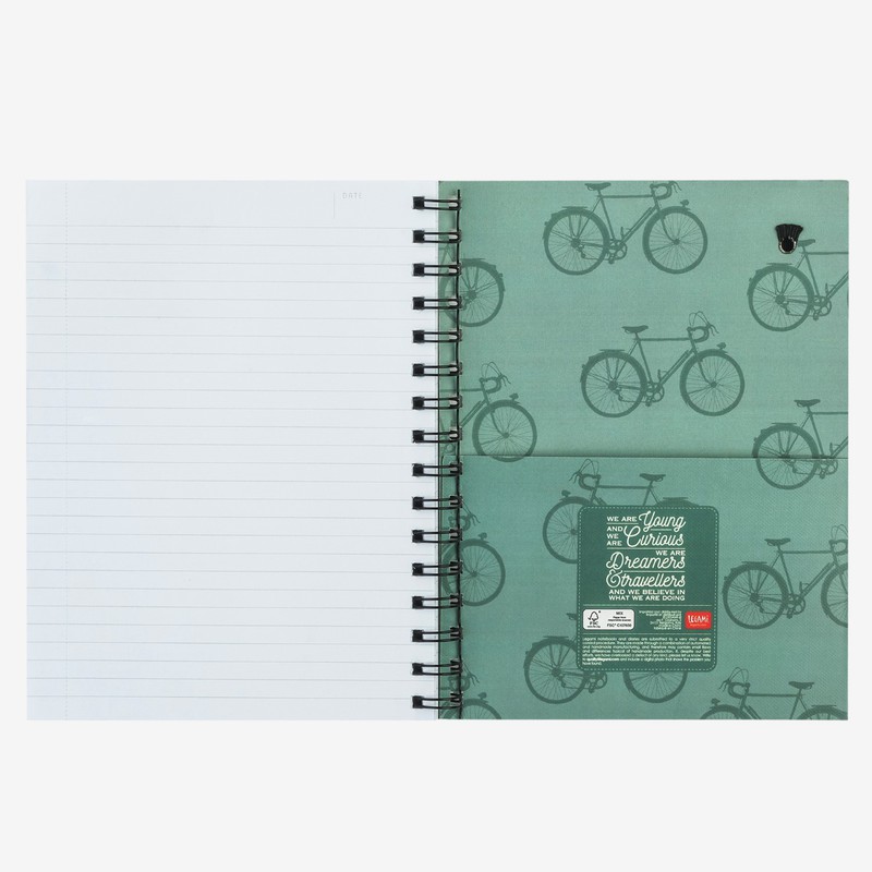 Legami Spiral Notebook A5 Bike