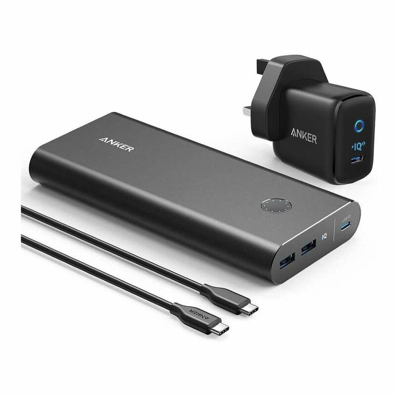 Anker Powercore + 26800mAh 45W Power Bank + Powerport III Mini Wall Charger