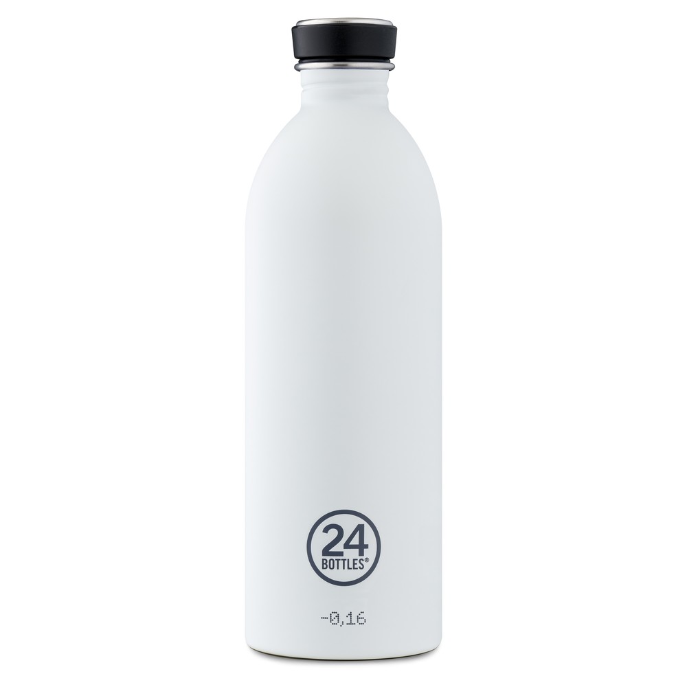 زجاجة من الحجر الأســـاسي حضرية بلون أبيض ثلجي 1 لتر من 24 بوتلز