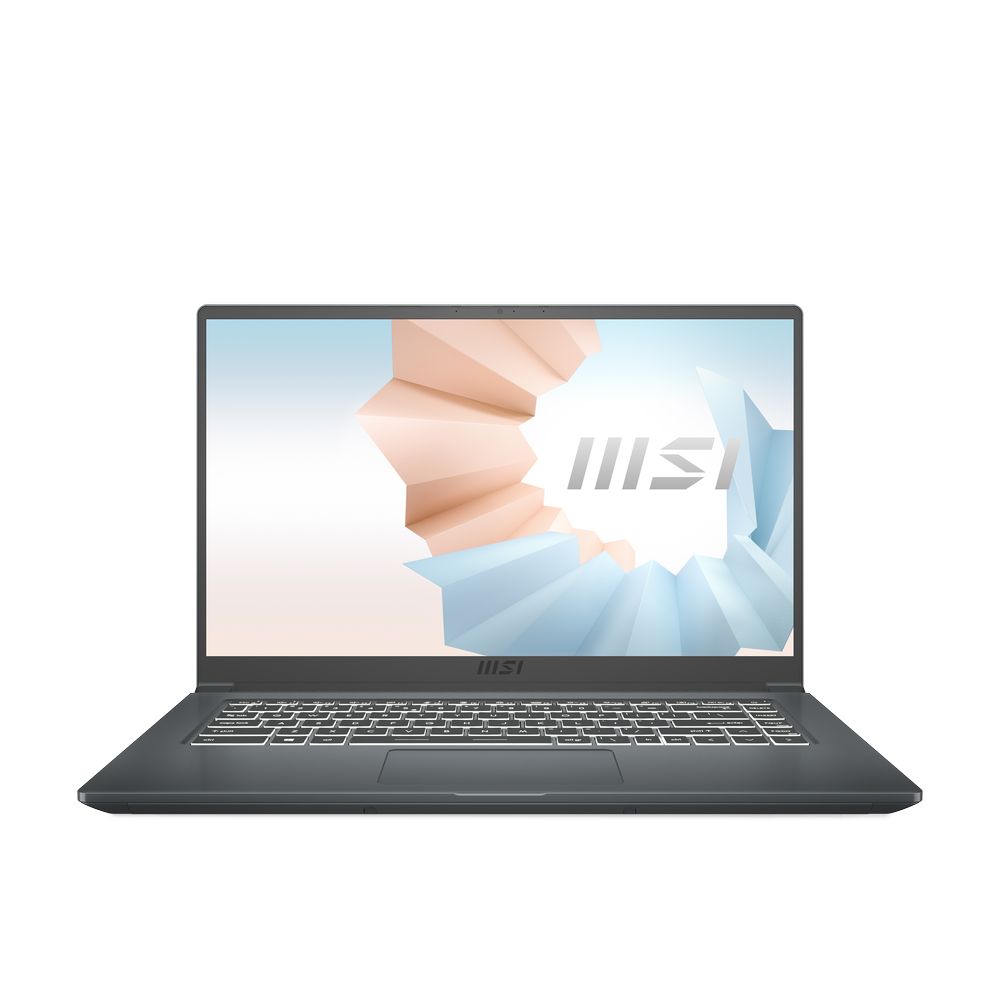 MSI Modern 15 A11SB Tiger Lake Laptop i7-1165G7/8GB x2/512GB SSD/NVIDIA GeForce MX450 2GB/15.6-inch FHD Display/Windows 10/Gray/Black