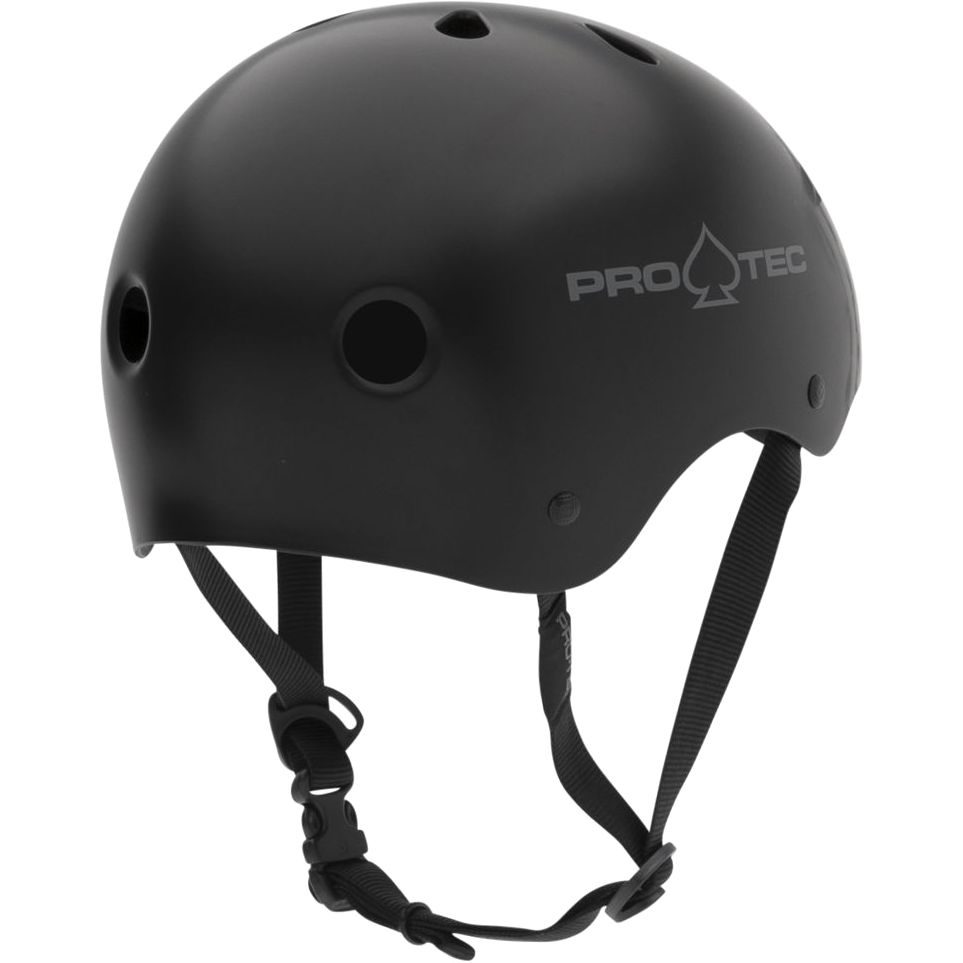 Pro-Tec Classic Skate Helmet Matte Black (Small)