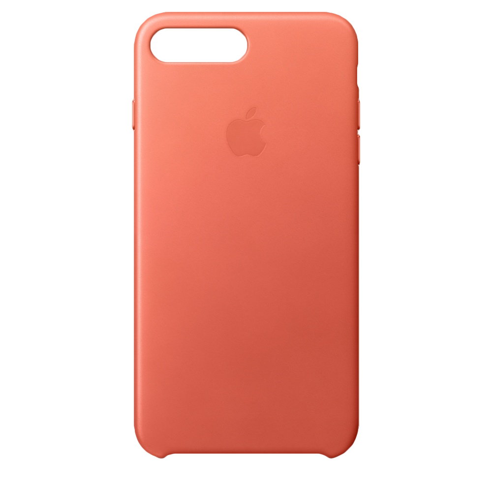 Apple Leather Case Geranium For iPhone 8/7 Plus