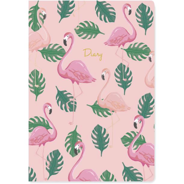 Go Stationery Flamingo A5 2017/18 Mid Year Diary