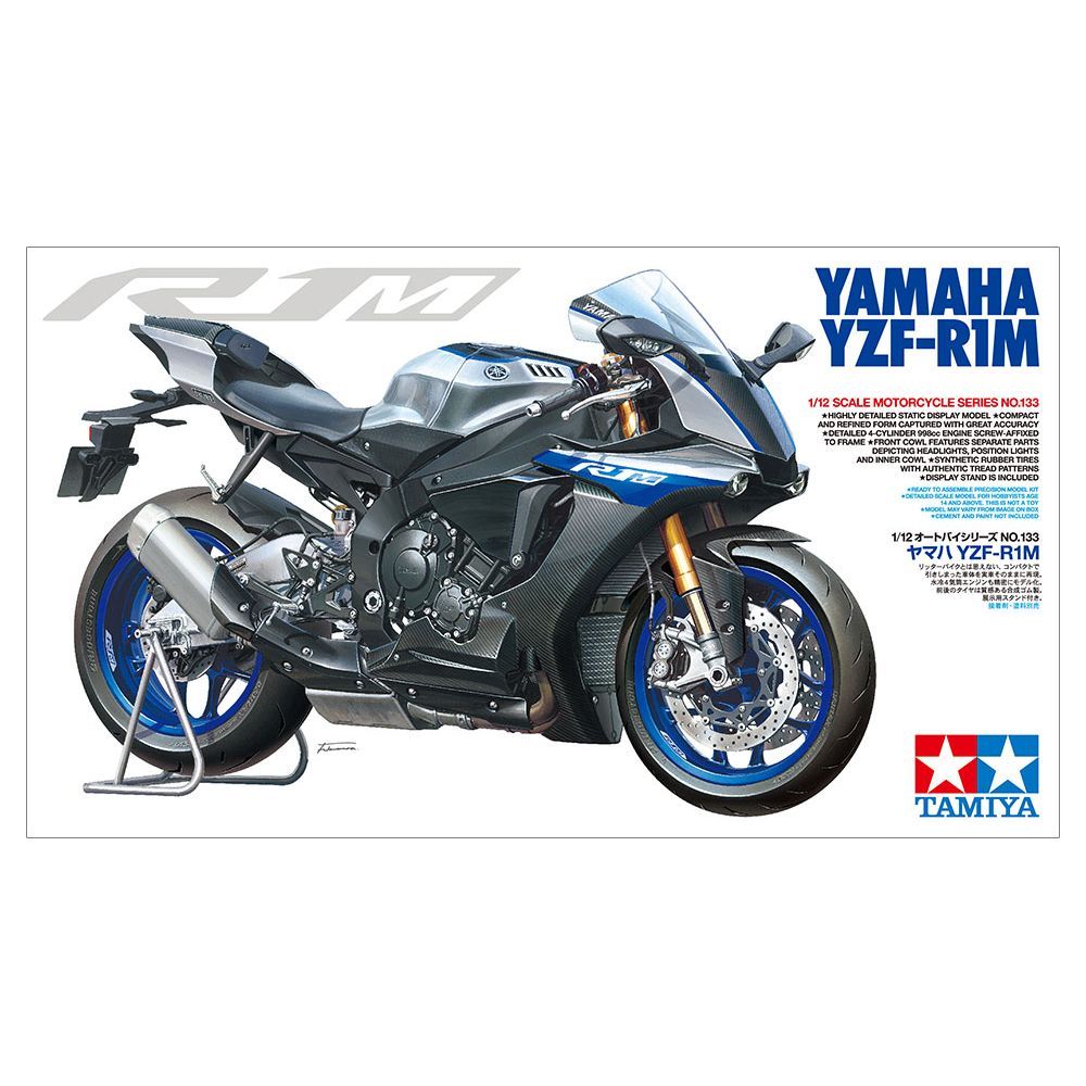 Tamiya Motorcycle No.133 Yamaha Yzf-R1M 2018 1/12 Assembly Kit