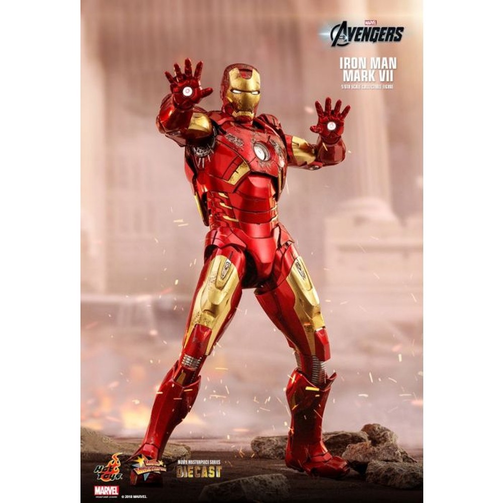 Hot Toys Iron Man Mark Vii Diecast 1/6 Scale Figure