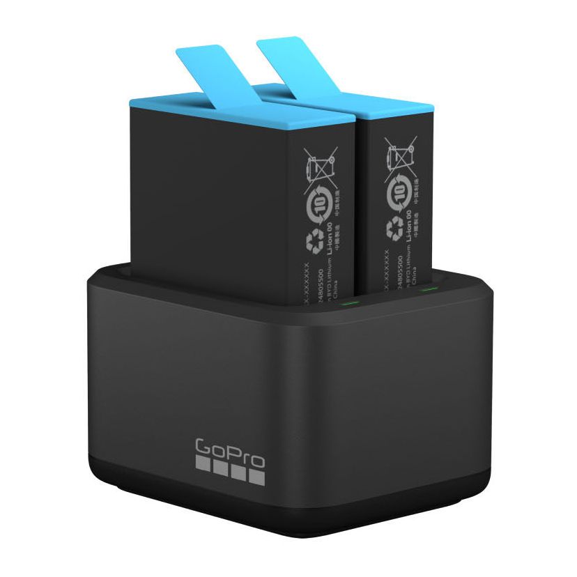 GoPro Dual Battery Charger + Battery (for HERO11 - HERO10 - HERO9) (Includes charger & 1 battery)