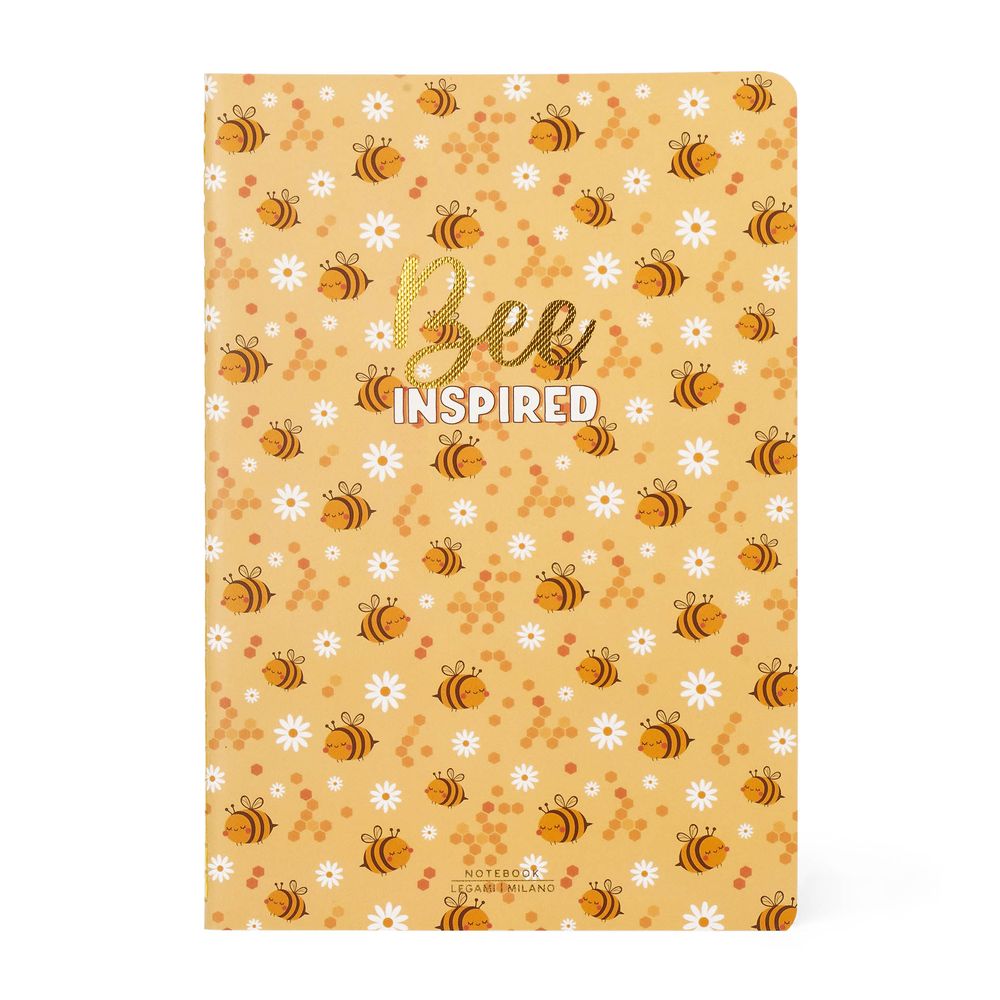 Legami Notebook - Quaderno - Medium Plain - Bee