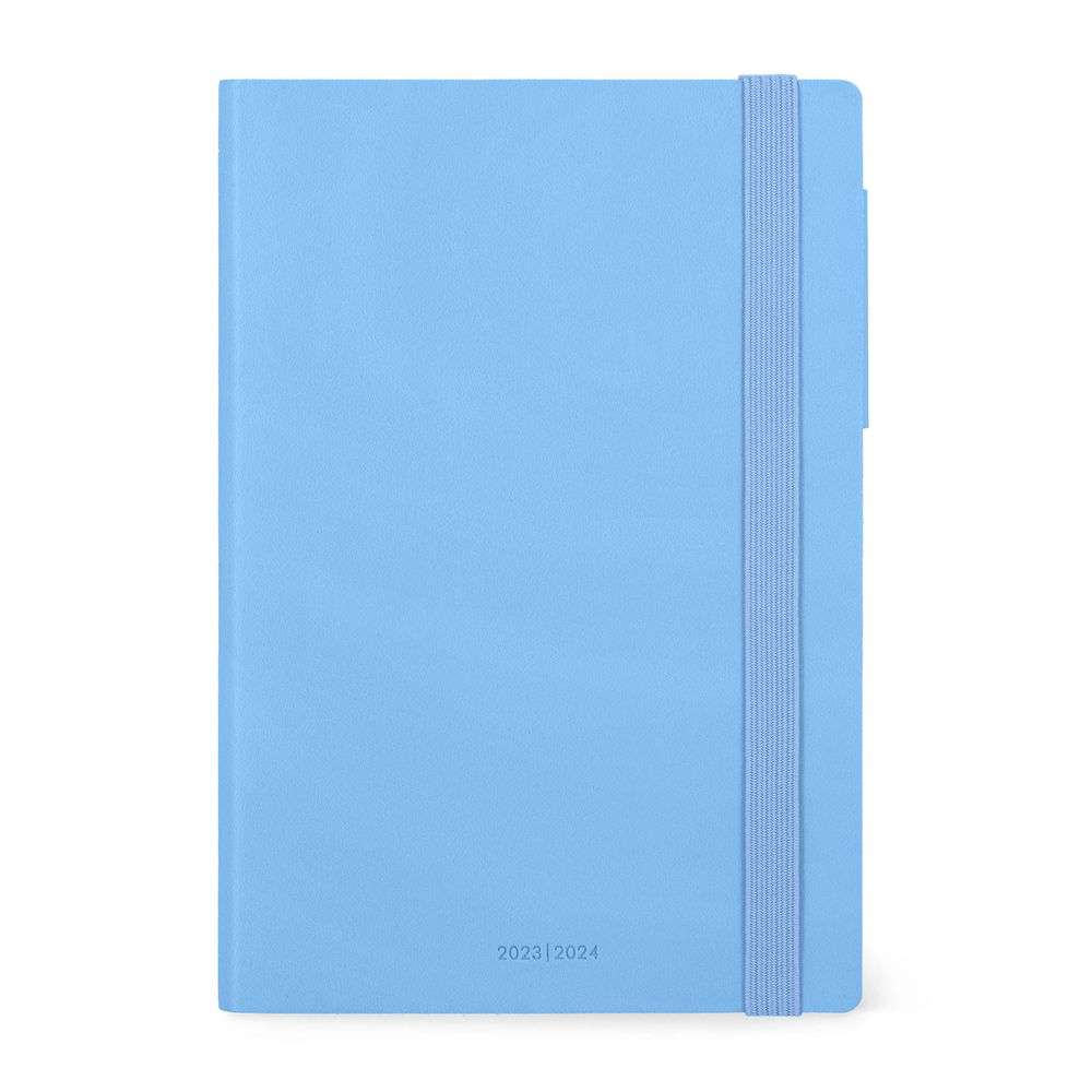 Legami 18-Month Diary - 2023/2024 - Medium Weekly Diary - Light Blue