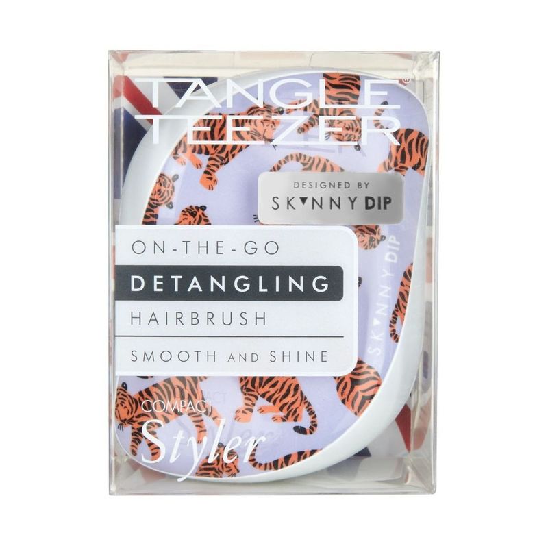Tangle Teezer Compact Styler Hair Brush - Skinny Dip Trendy Tiger