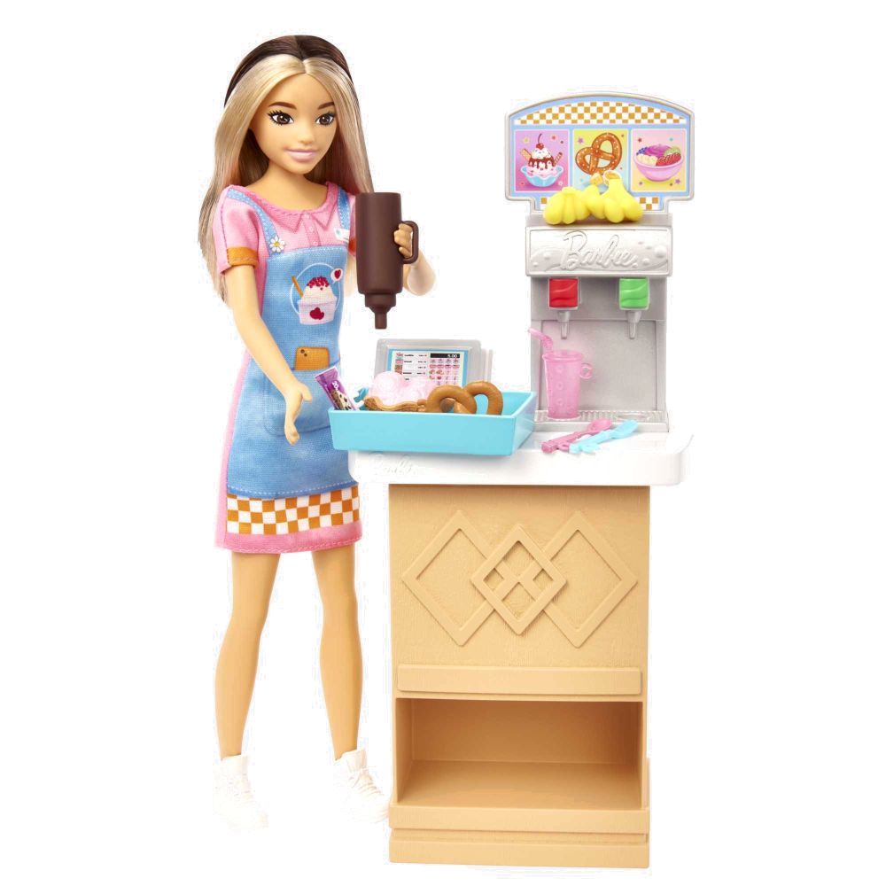 Barbie Skipper First Job Doll & Snack Bar Playset HKD79