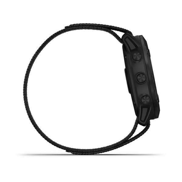 Garmin Enduro Carbon Grey DLC Titanium with Black UltraFit Nylon Strap Smartwatch
