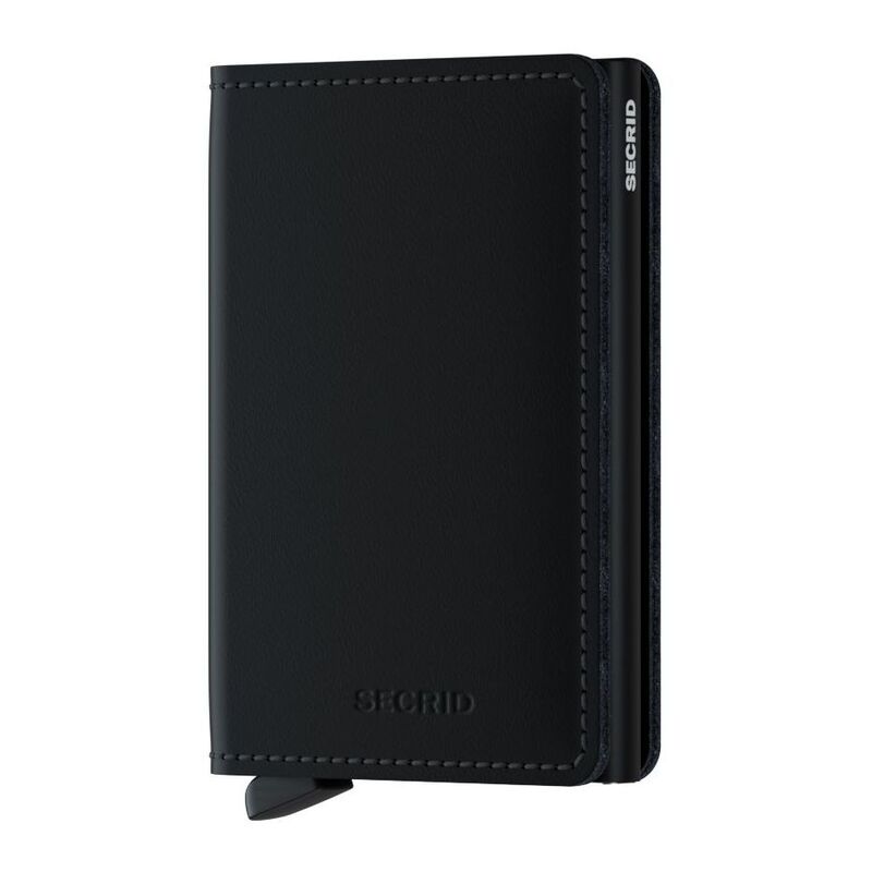 Secrid Slimwallet - Matte Leather - Black Secrid Slimwallet - Matte Leather - Black