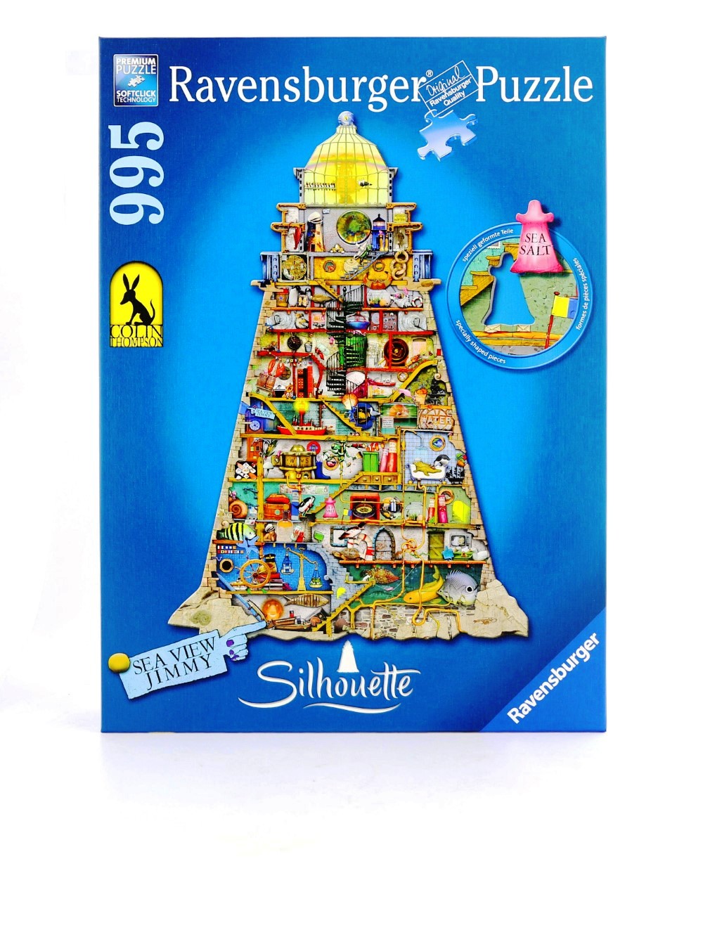 Ravensburger Silhoutte Shaped Lighthouse 995 Jigsaw Puzzle