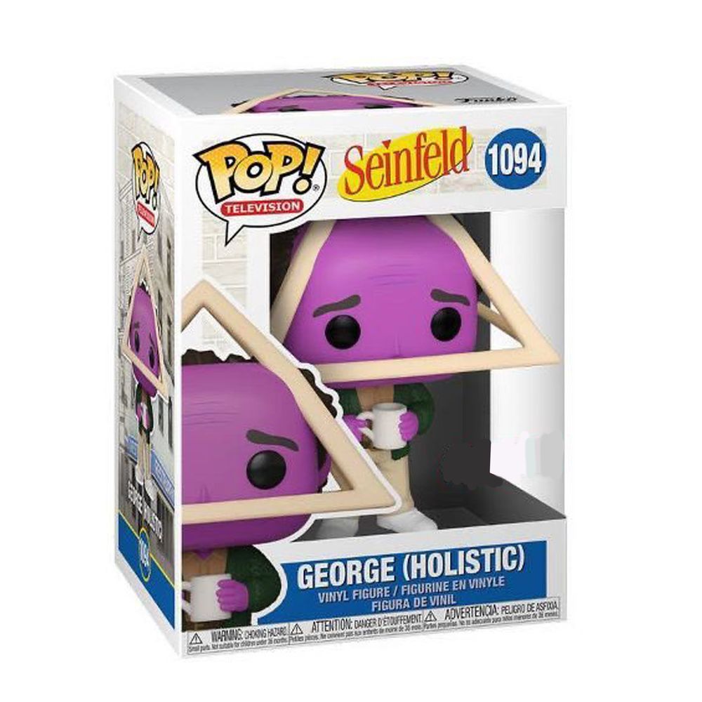 Funko Pop TV Seinfeld Holistic George with Purple Face Vinyl Figure