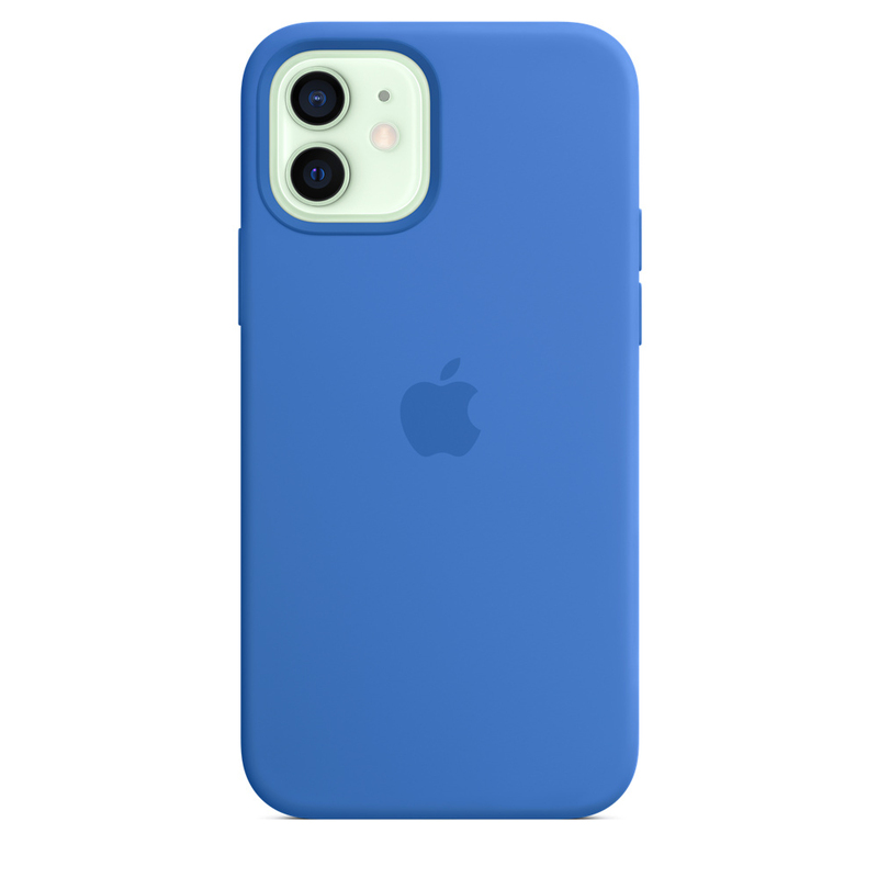 Apple Silicone Case with MagSafe Capri Blue for iPhone 12 Pro/12
