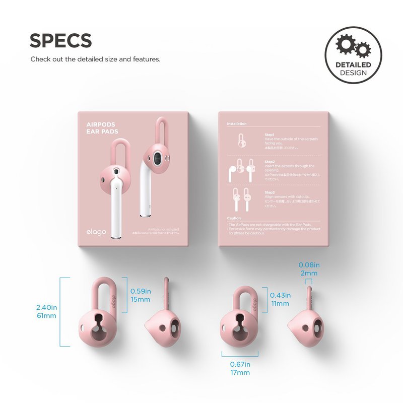 Elago Earpad Lovely Pink for AirPods