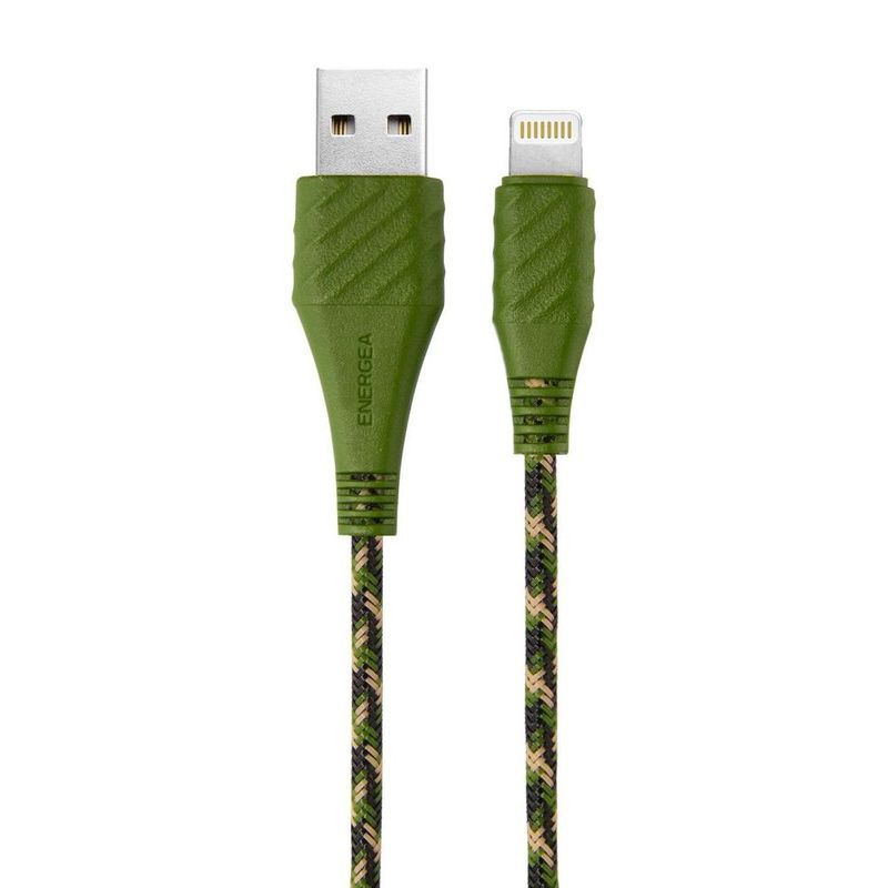 Energea NyloXtreme Combat Lightning Cable 1.5m Green