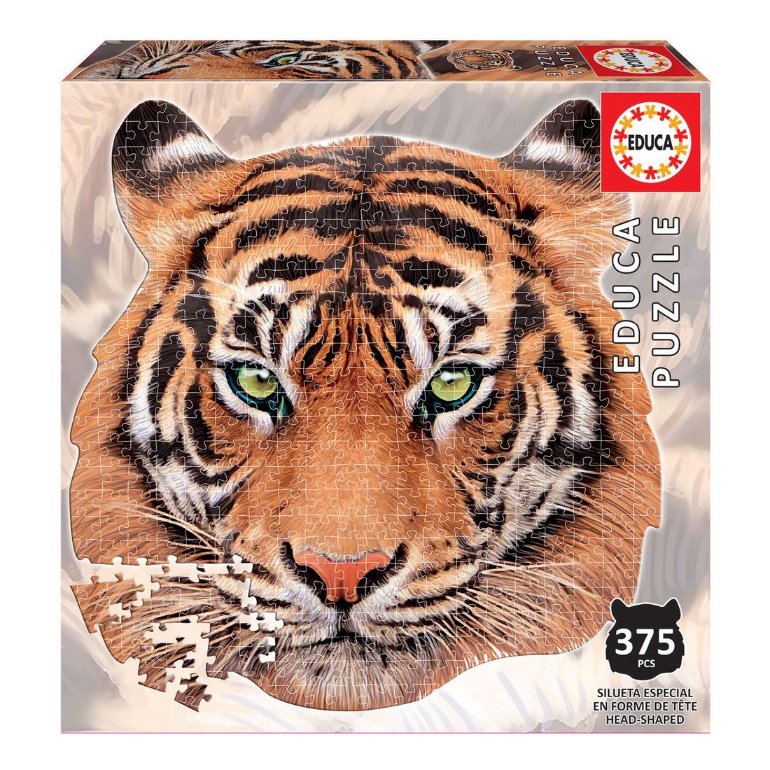 Educa Tiger Face 400 Pcs Jigsaw Puzzle