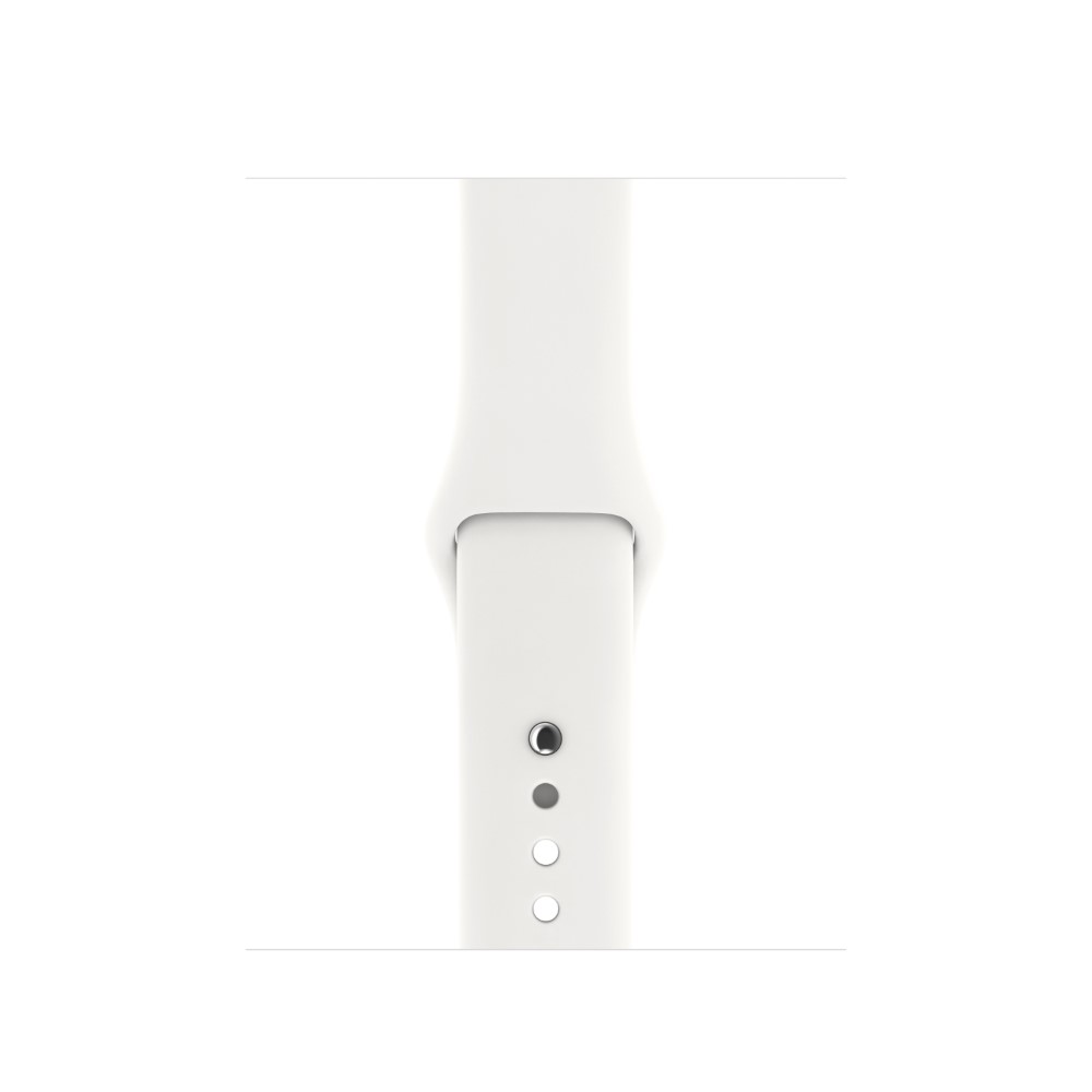 Apple Soft White Sport Band S/M & M/L for Nike Watch 38mm (Compatible with Apple Watch 38/40/41mm)