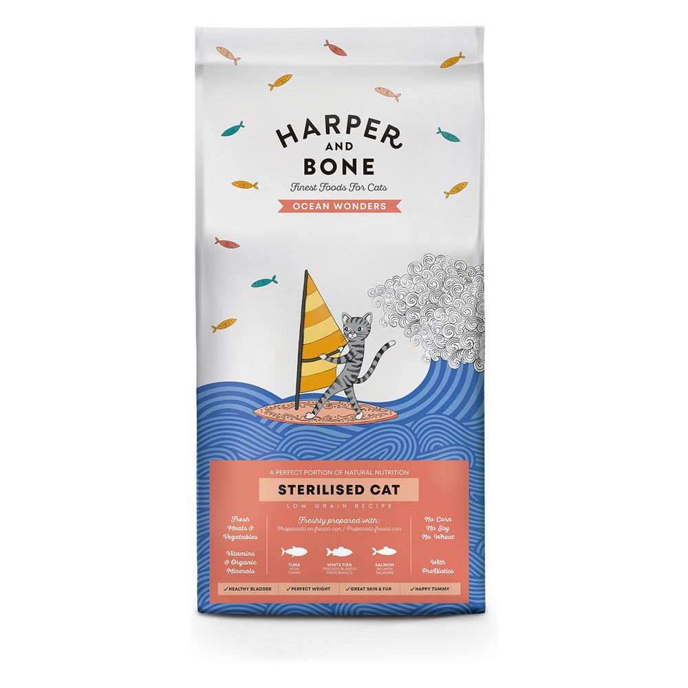 Harper & Bone Cat Sterilised Ocean Wonders 5kg