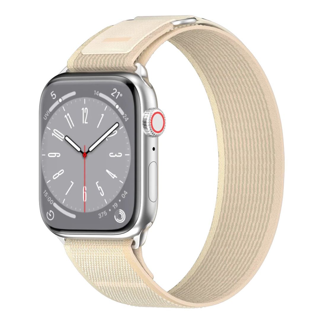 SwitchEasy Flex Woven Nylon Watch Loop for Apple Watch 38/40/41mm - Starlight