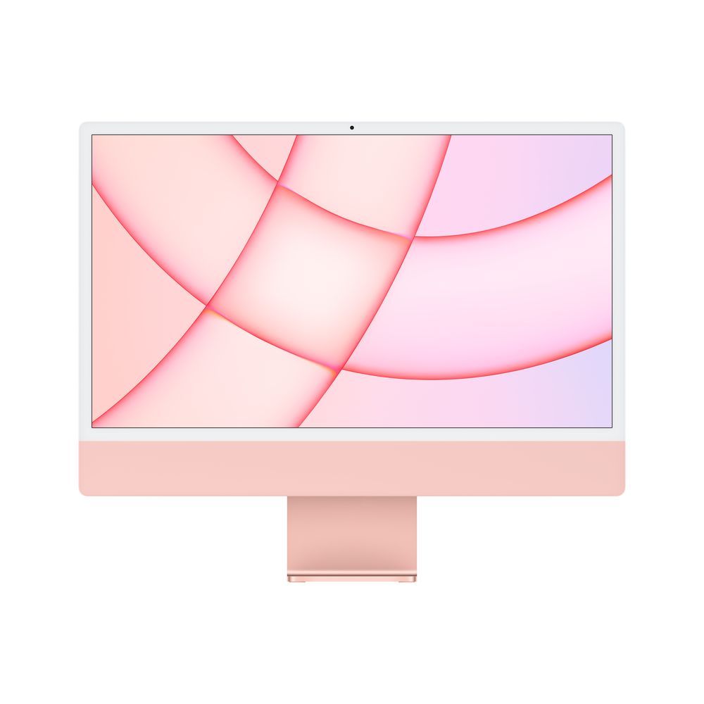 Apple iMac 24-Inch Retina 4.5K Apple M1 Chip with 8-Core CPU/GPU 1TB 4 Ports Pink (Arabic/English)