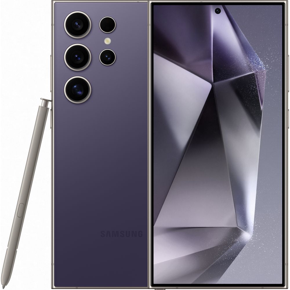 Samsung Galaxy S24 Ultra 5G Smartphone 12GB/256GB/Dual Sim with eSIM - Titanium Violet