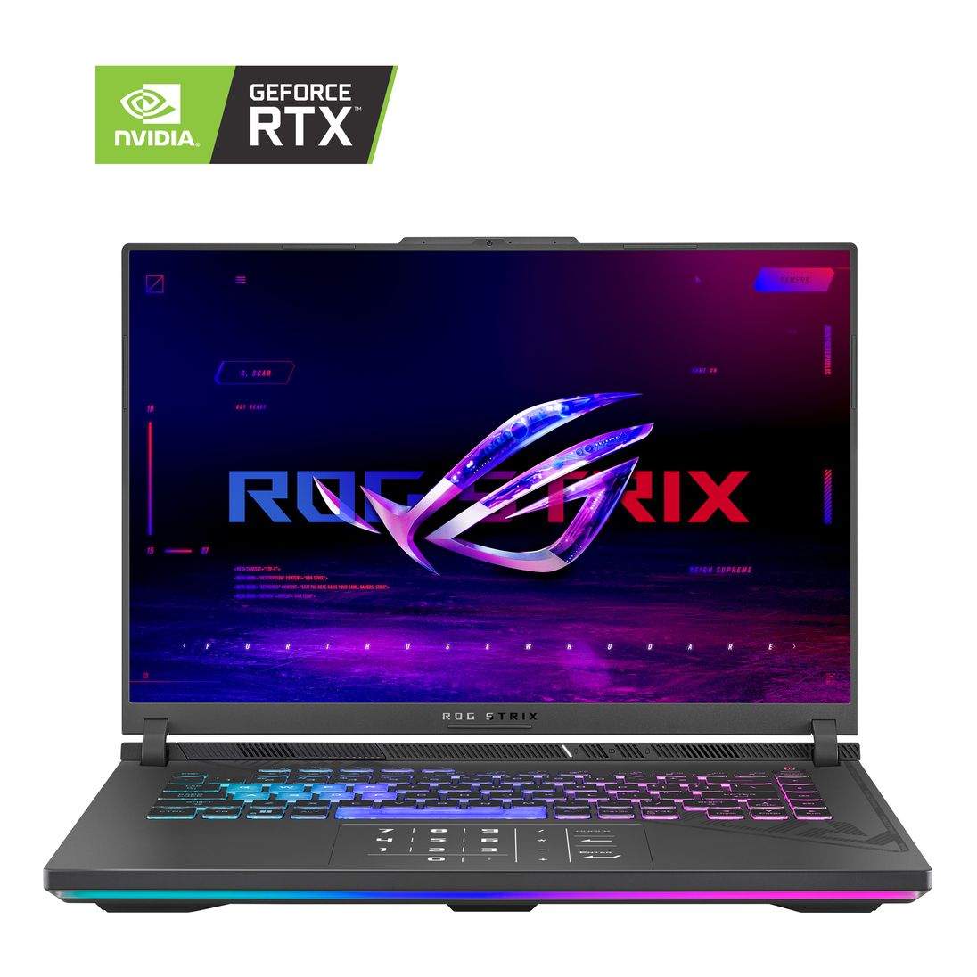 ASUS ROG Strix G16 Gaming Laptop - G614JZR-I9321G - intel Core i9-14900HX/32GB RAM/1TB SSD/NVIDIA GeForce RTX 4080 12GB/16-inch QHD+ (2560x1600)/240Hz/Windows 11 Home - Eclipse Gray