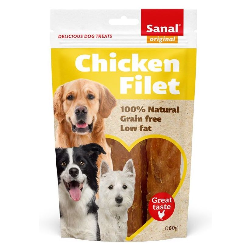 Sanal Dog Chicken Filet 80g