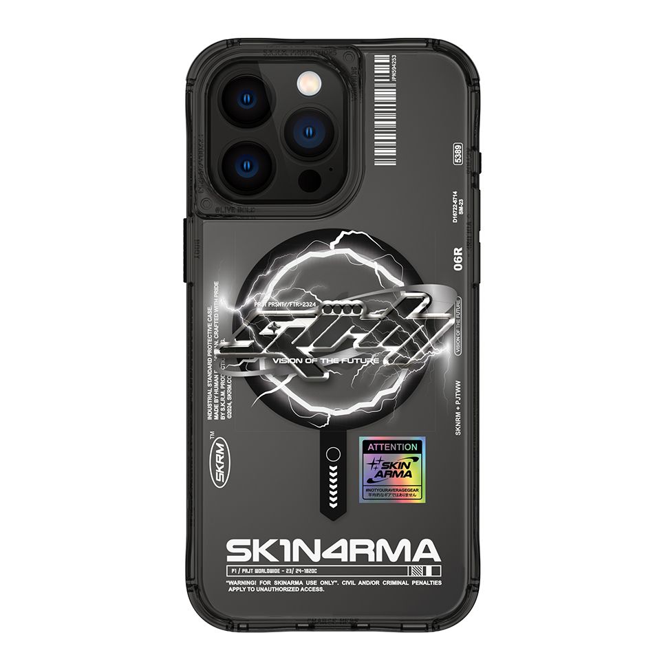 Skinarma iPhone 15 Pro Max Bolt Mag-Charge Case - Black