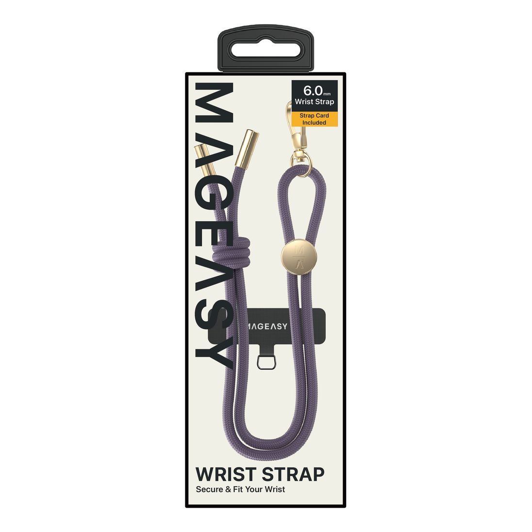 Mageasy Wrist Strap & Strap Card - 6mm - Very Peri