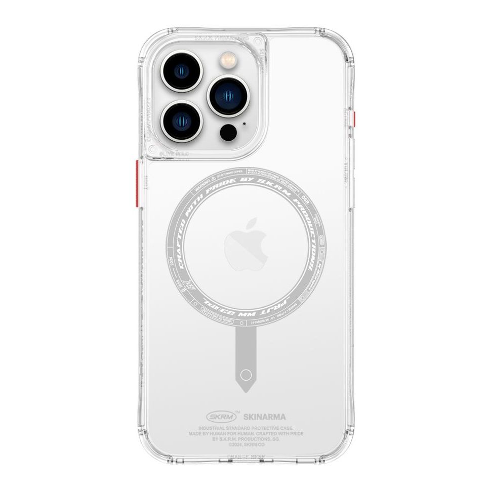 SkinArma iPhone 15 Pro Case - Saido Mag-Charge - Clear