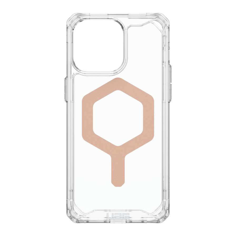 UAG Plyo MagSafe Case For iPhone 15 Pro Max - Ice/Rose Gold