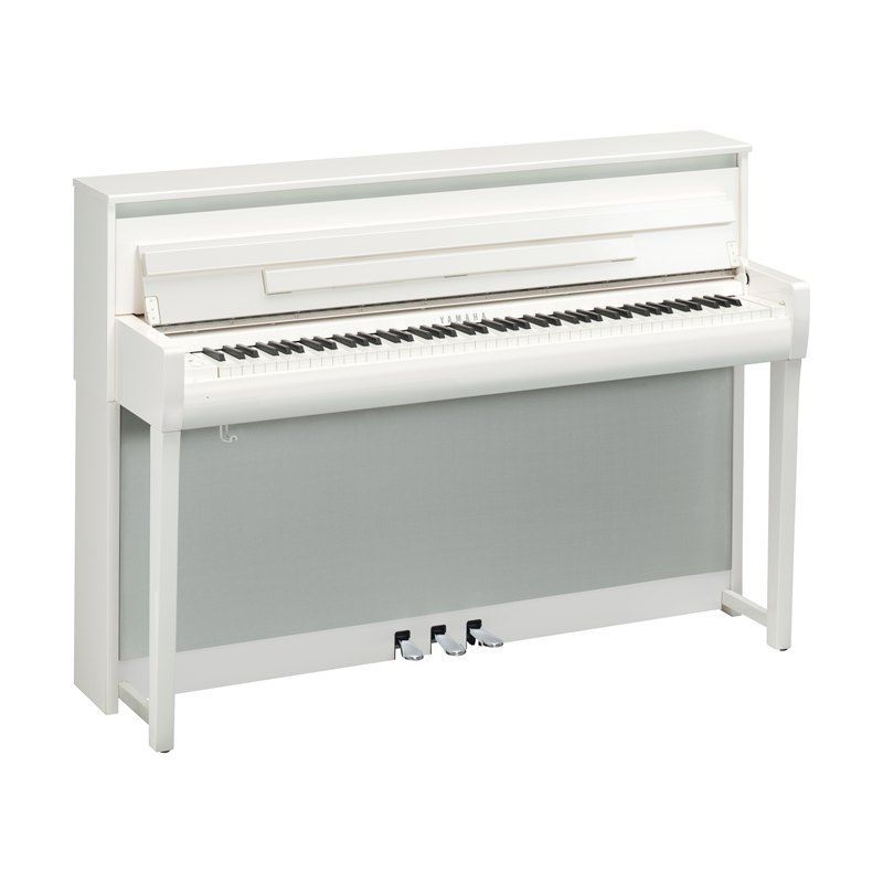 Yamaha CLP-685 Clavinova Digital Piano with Bench Polished White