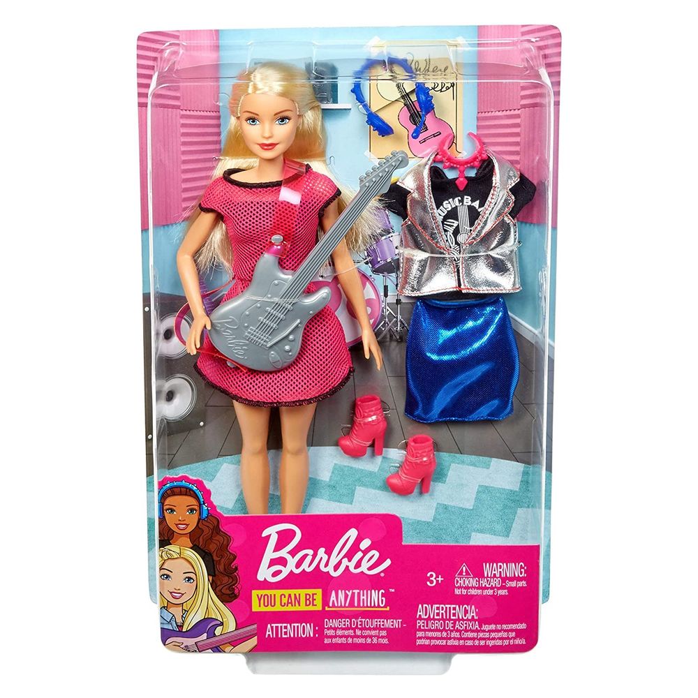 Barbie You Can Be Anything Rock Star Doll