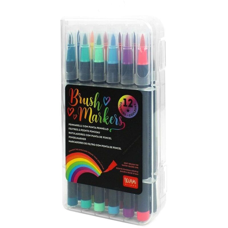 Legami Brush Markers (Set of 12) Legami Brush Markers (Set of 12)