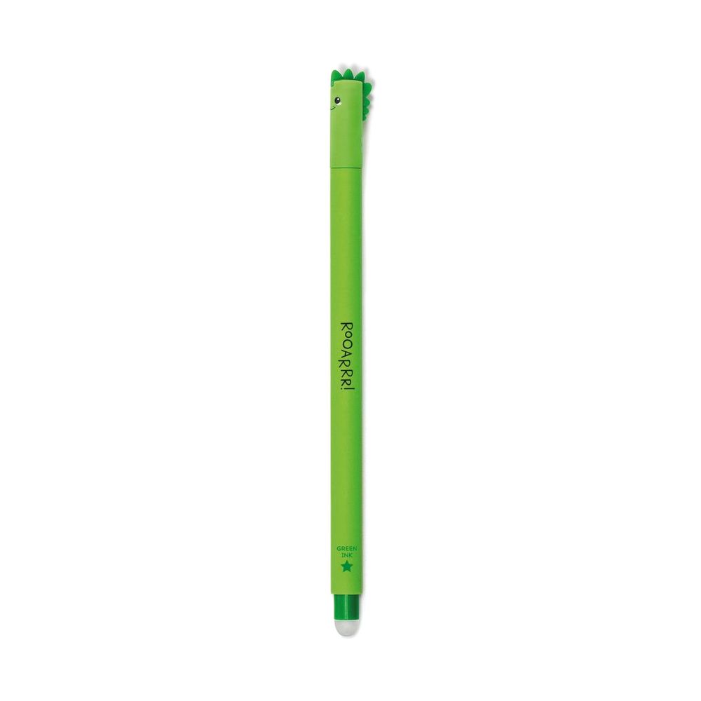 Legami Erasable Pen - Dino - Green