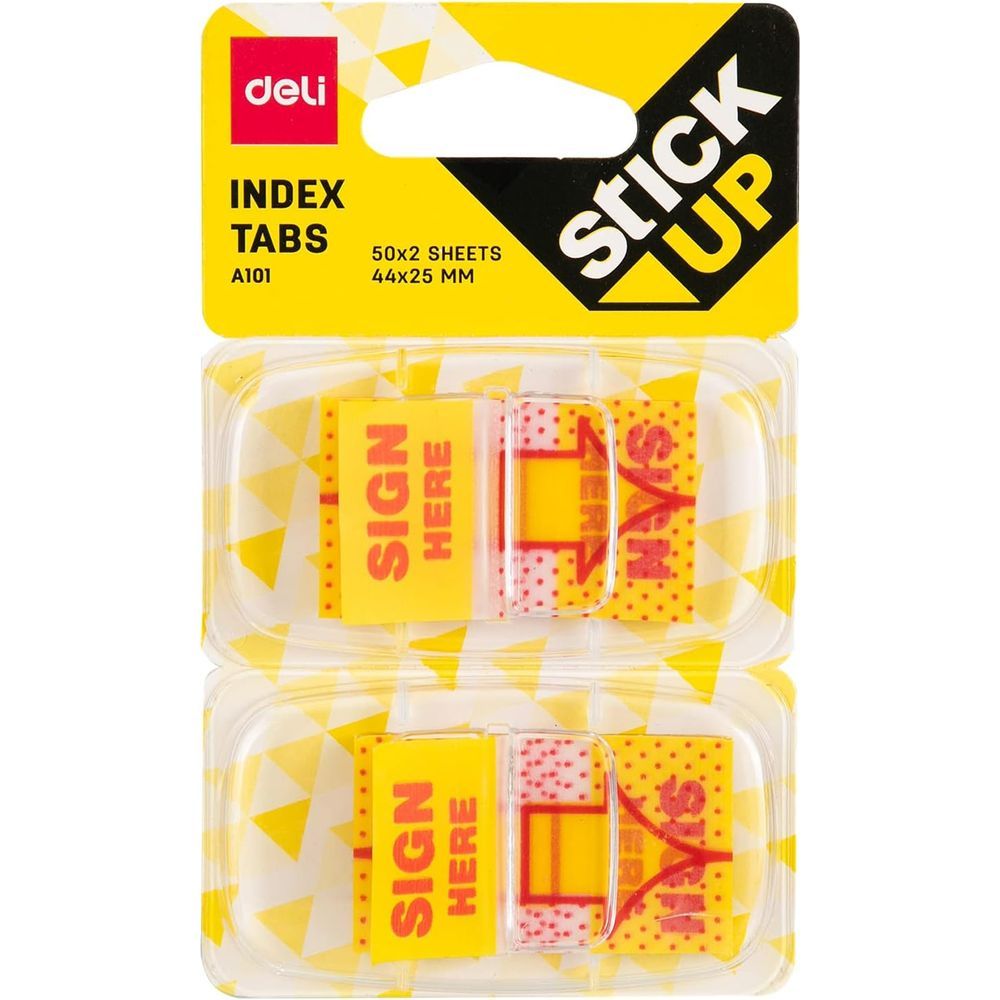 Deli Index Tabs Sticky Marking Notes EA10101 (44 x 25 mm)