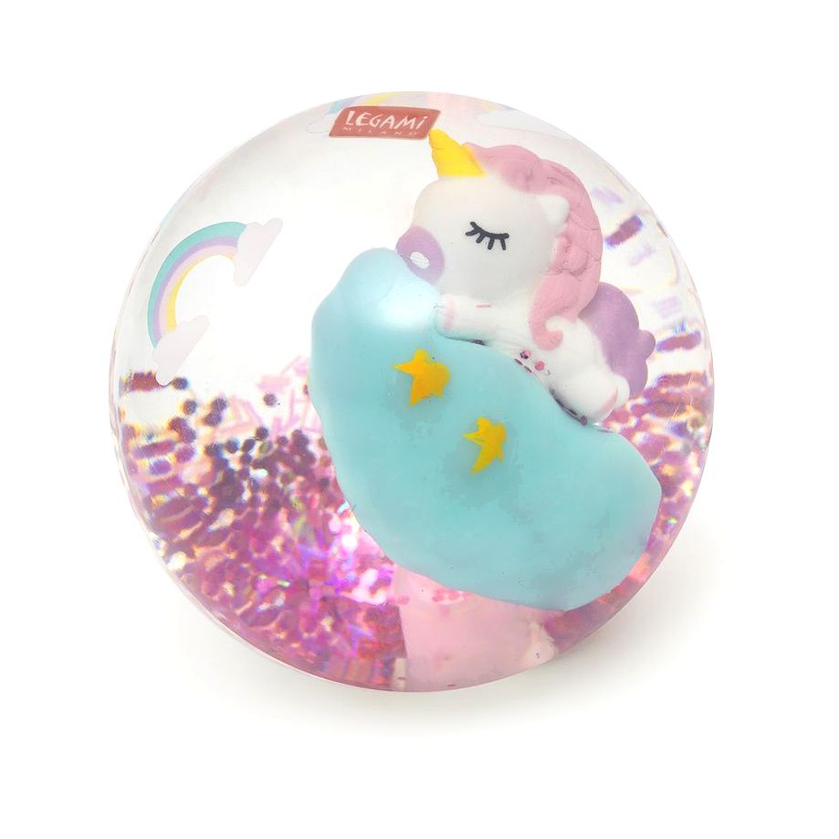 Legami Light Up Bouncy Ball Unicorn