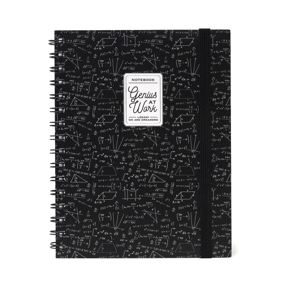 Legami Notebook With Spiral Bound Large - Math