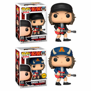 Funko Pop! Rocks AC/DC Angus Young 3.65-Inch Vinyl Figure (With Chase*)